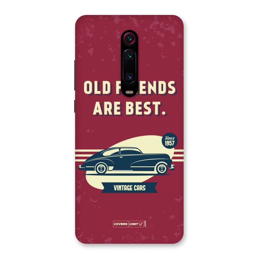 Old Friends Vintage Car Back Case for Redmi K20 Pro