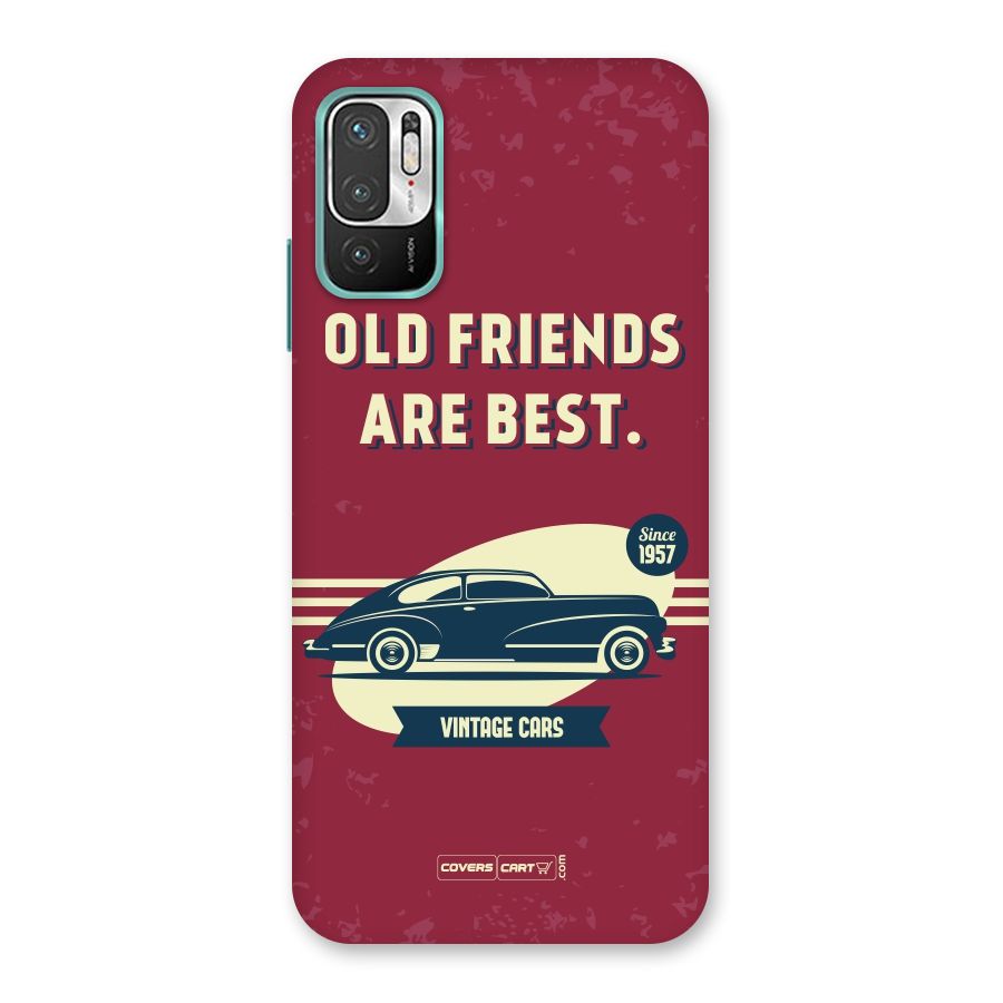 Old Friends Vintage Car Back Case for Redmi Note 10T 5G