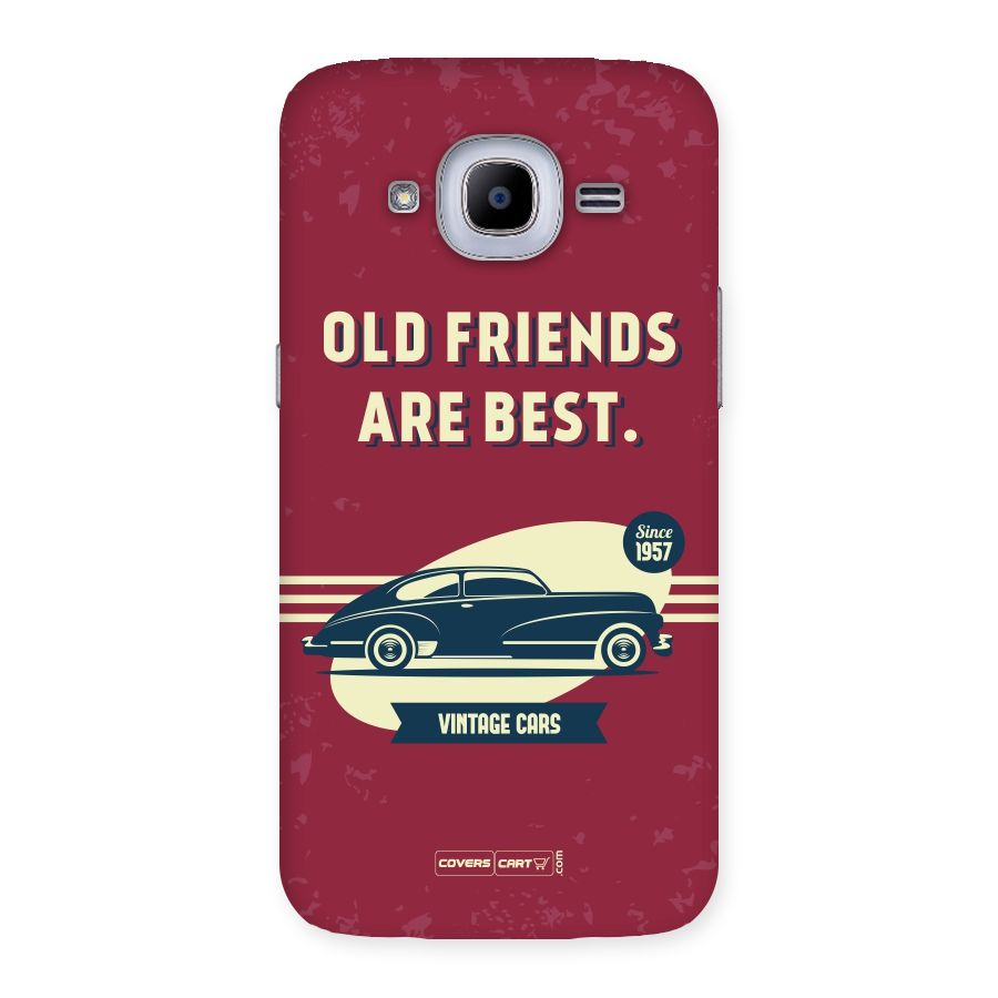 Old Friends Vintage Car Back Case for Samsung Galaxy J2 2016