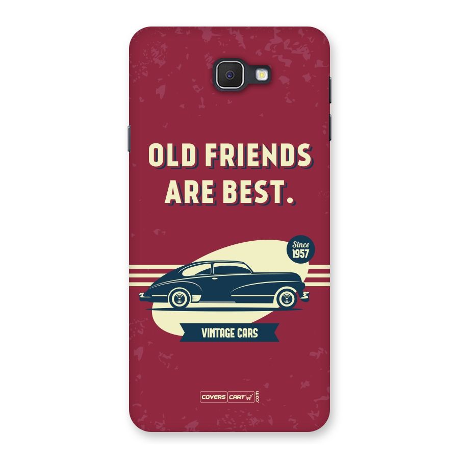Old Friends Vintage Car Back Case for Samsung Galaxy J7 Prime