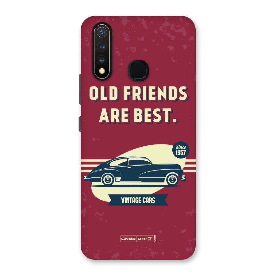Old Friends Vintage Car Back Case for Vivo U20