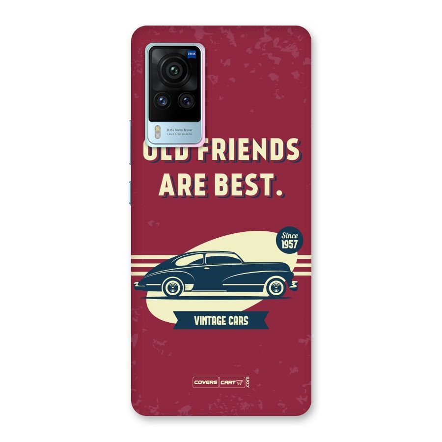 Old Friends Vintage Car Back Case for Vivo X60 Pro