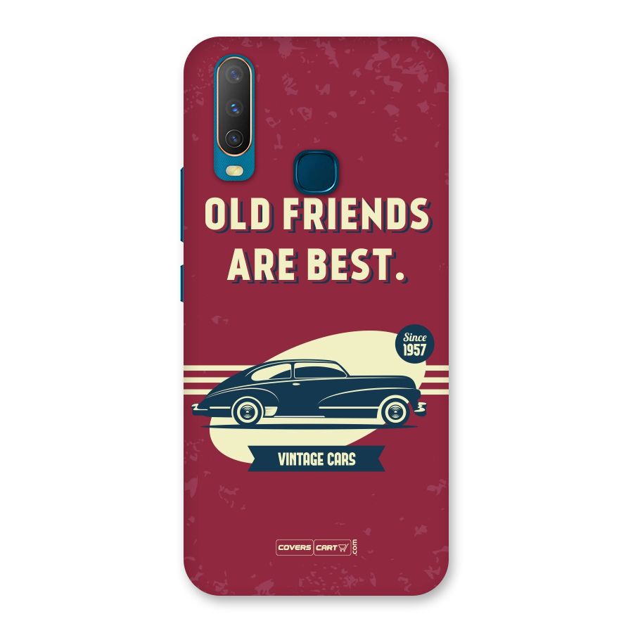 Old Friends Vintage Car Back Case for Vivo Y12