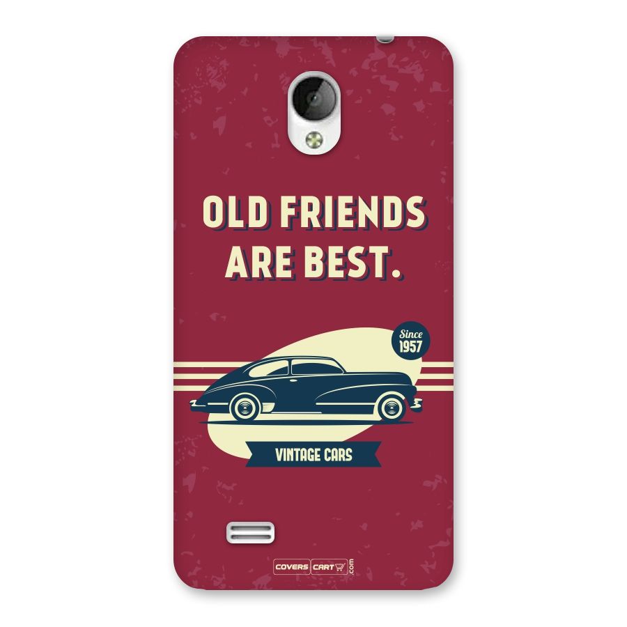 Old Friends Vintage Car Back Case for Vivo Y21