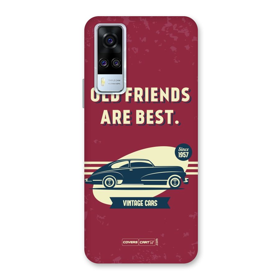 Old Friends Vintage Car Back Case for Vivo Y31
