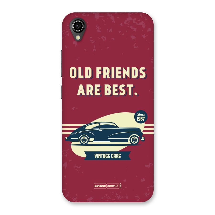 Old Friends Vintage Car Back Case for Vivo Y90