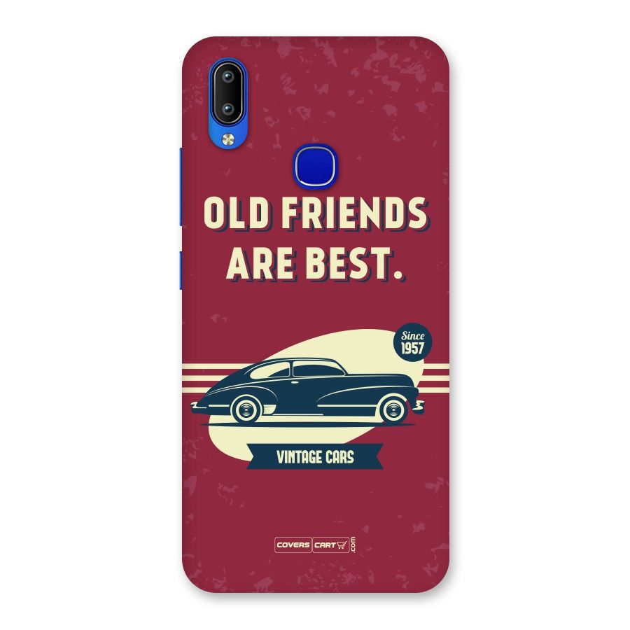 Old Friends Vintage Car Back Case for Vivo Y91