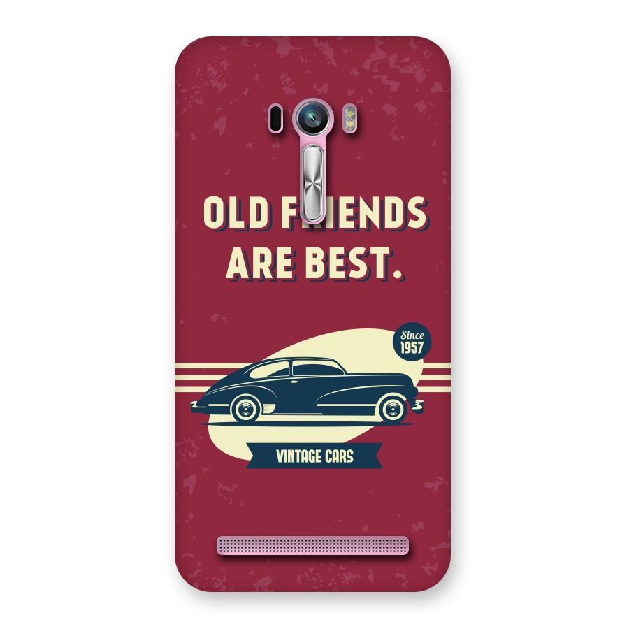 Old Friends Vintage Car Back Case for Zenfone Selfie