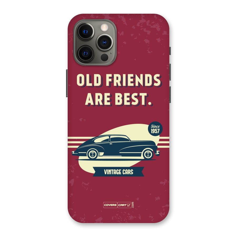 Old Friends Vintage Car Back Case for iPhone 12 Pro Max