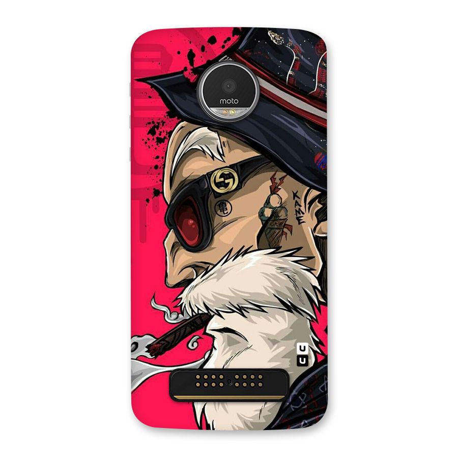 Old Man Swag Back Case for Moto Z Play