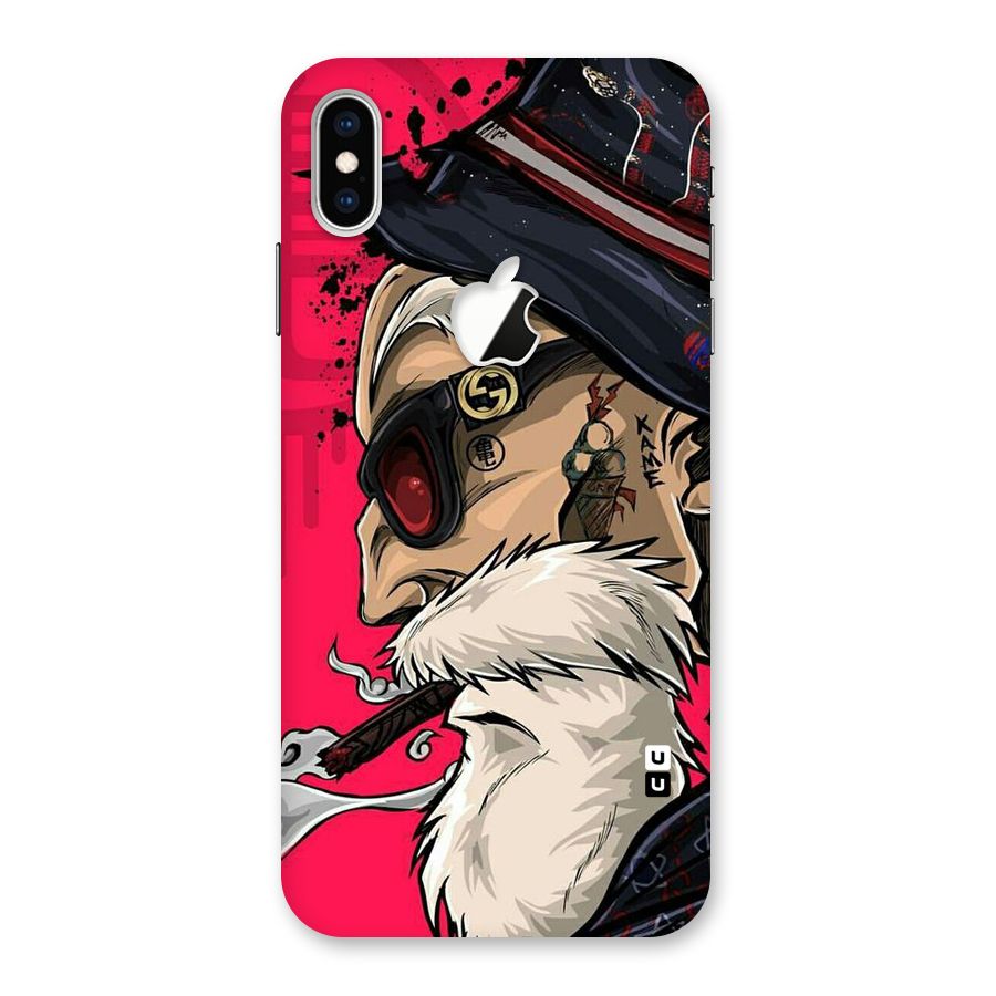 Old Man Swag Back Case for iPhone XS Max Apple Cut