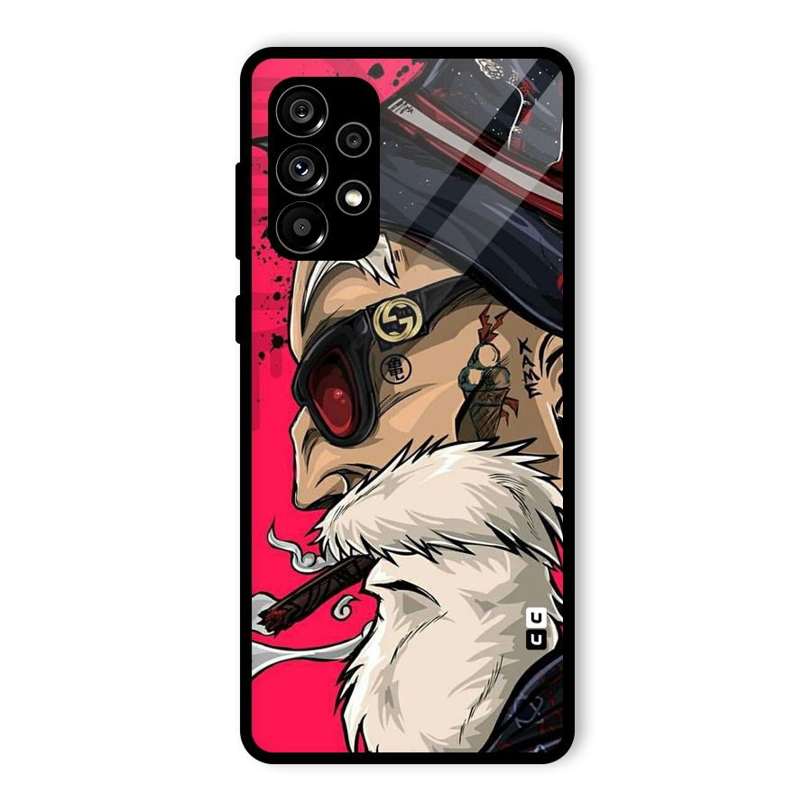 Old Man Swag Glass Back Case for Galaxy A73 5G