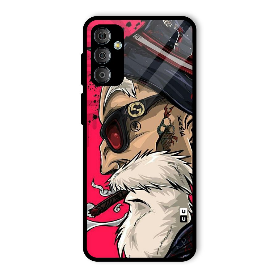 Old Man Swag Glass Back Case for Galaxy F23
