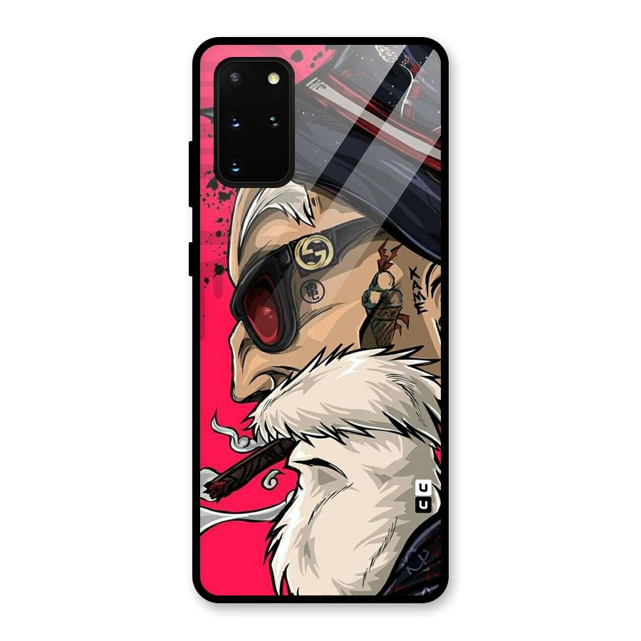 Old Man Swag Glass Back Case for Galaxy S20 Plus