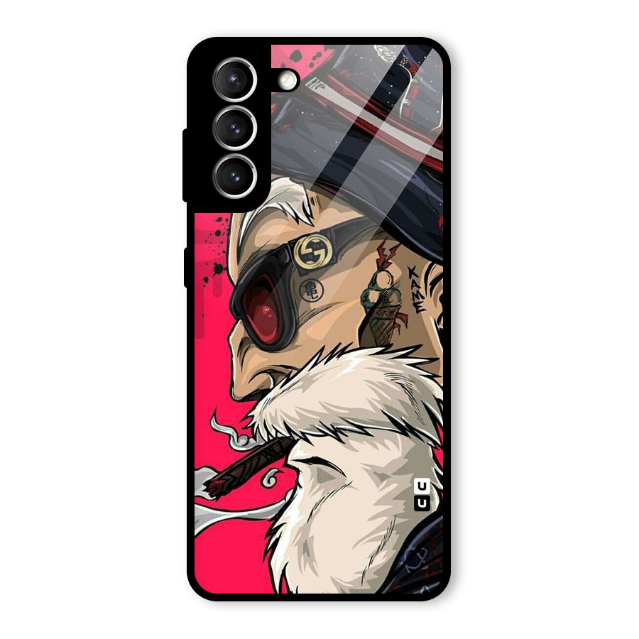 Old Man Swag Glass Back Case for Galaxy S21 5G