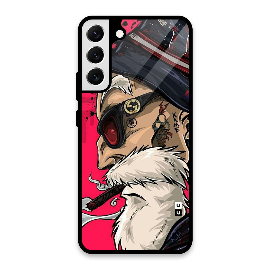 Old Man Swag Glass Back Case for Galaxy S22 Plus 5G