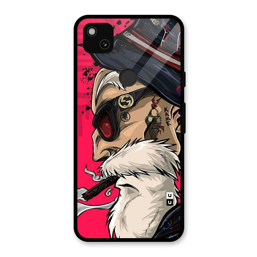 Old Man Swag Glass Back Case for Google Pixel 4a