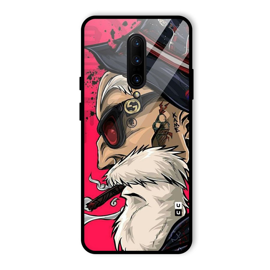 Old Man Swag Glass Back Case for OnePlus 7 Pro