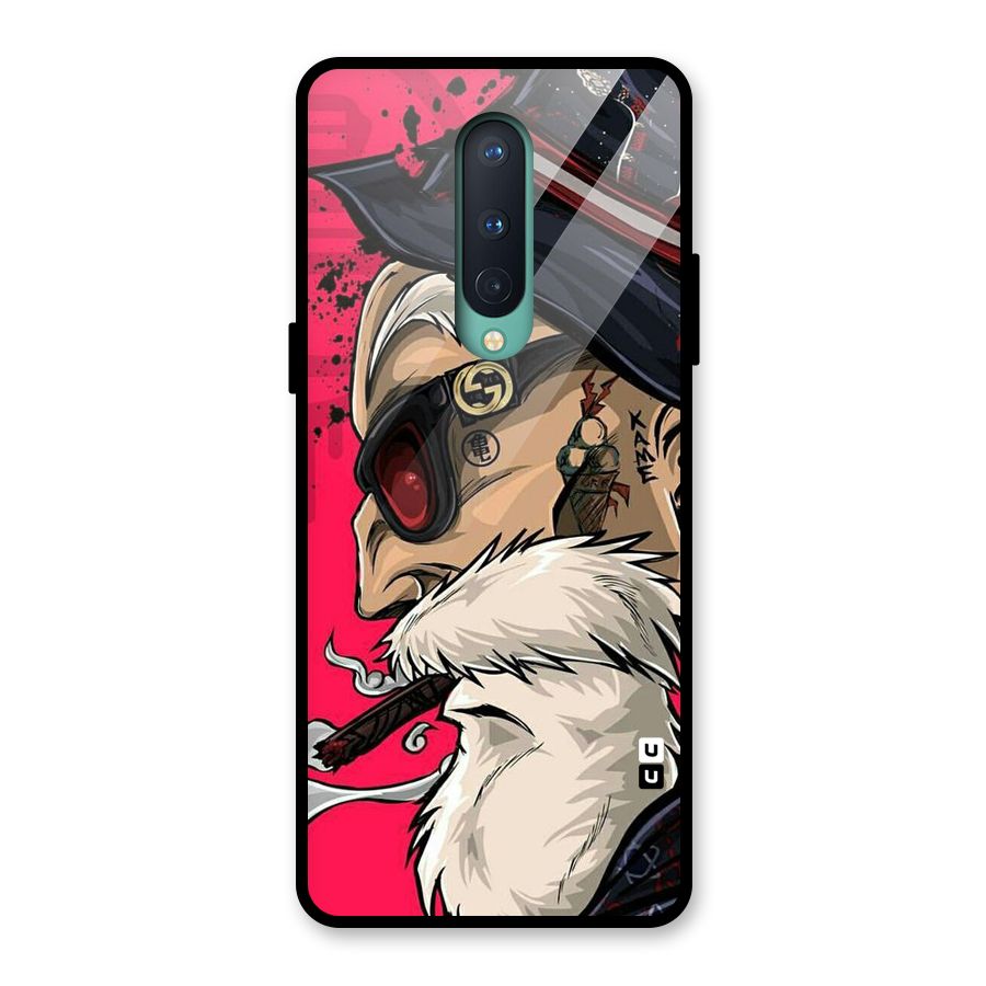 Old Man Swag Glass Back Case for OnePlus 8