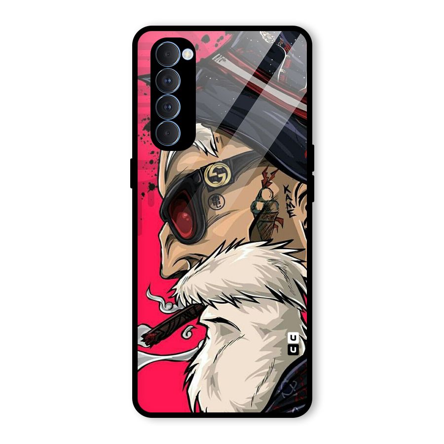 Old Man Swag Glass Back Case for Oppo Reno4 Pro