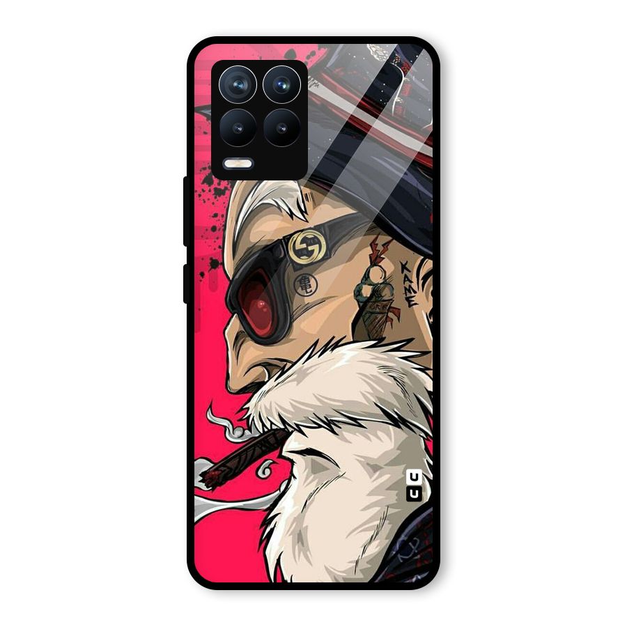 Old Man Swag Glass Back Case for Realme 8 Pro