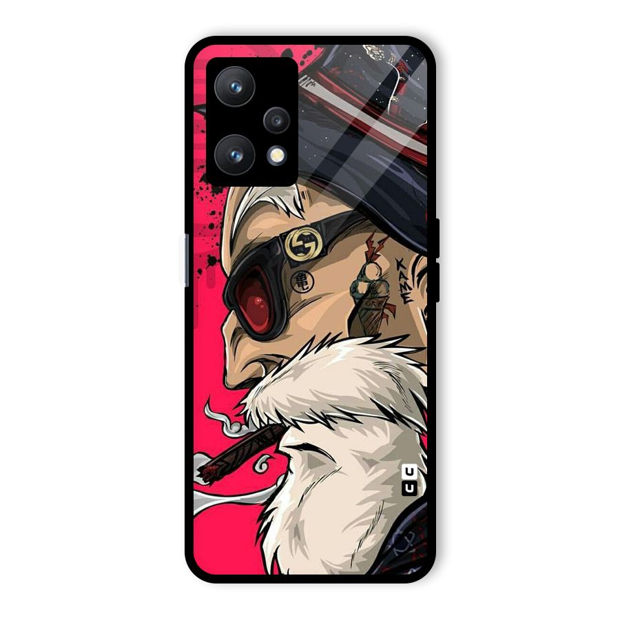 Old Man Swag Glass Back Case for Realme 9 Pro 5G