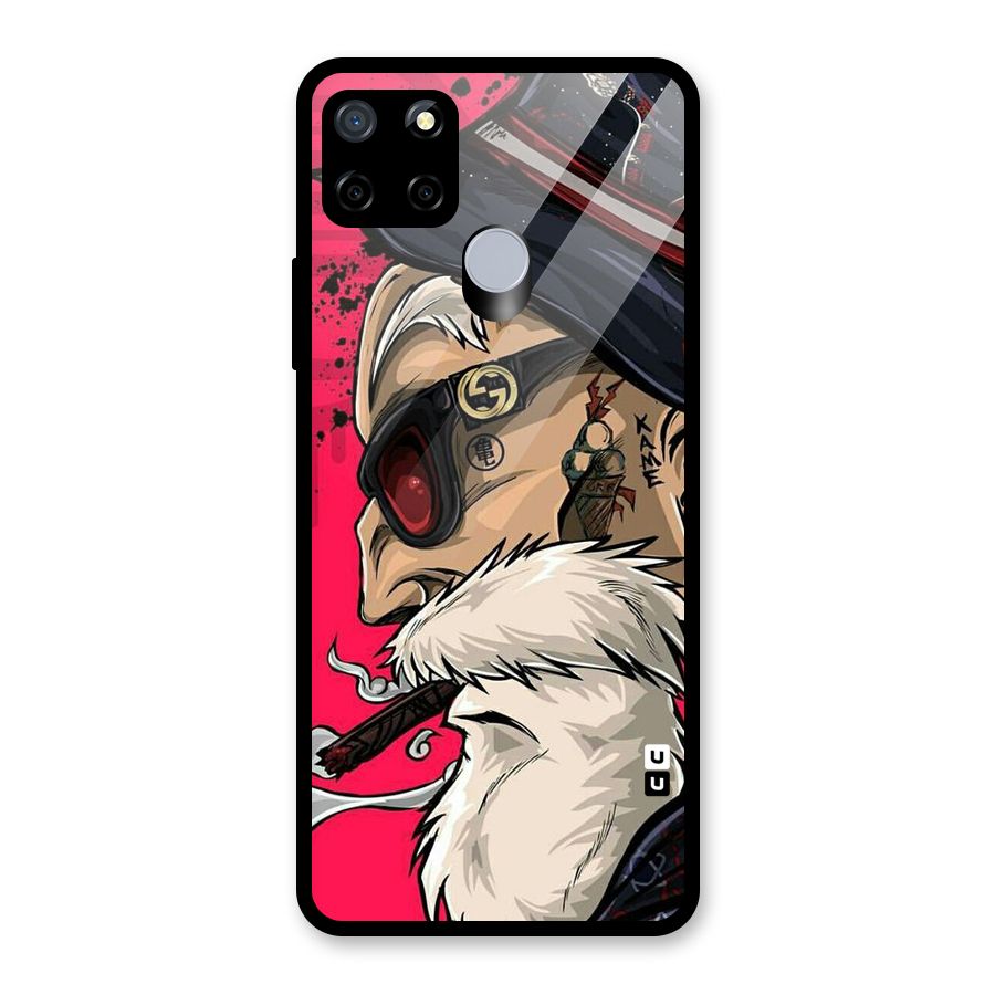 Old Man Swag Glass Back Case for Realme C15