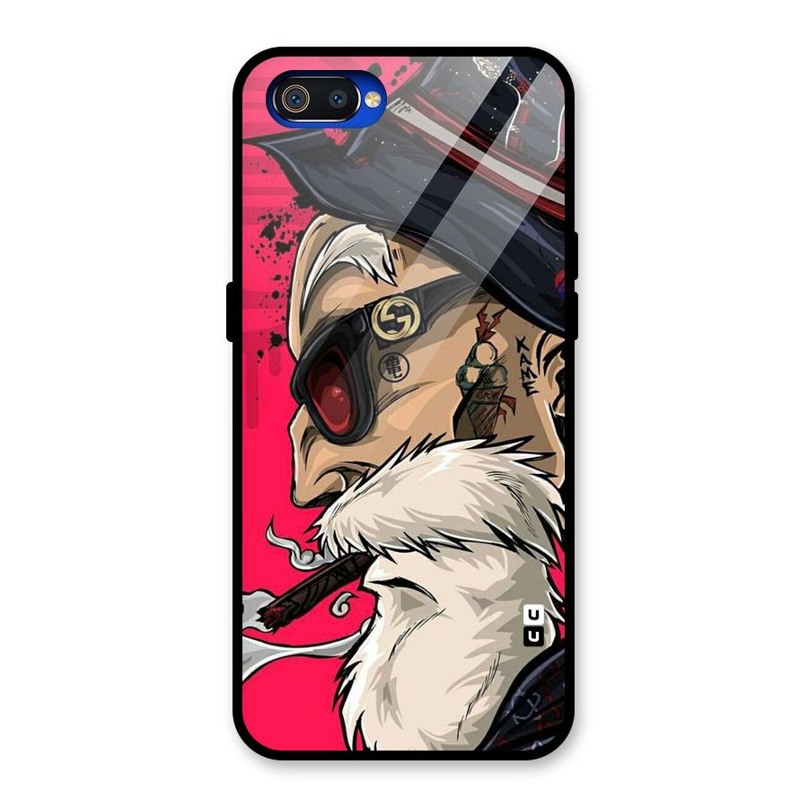 Old Man Swag Glass Back Case for Realme C2