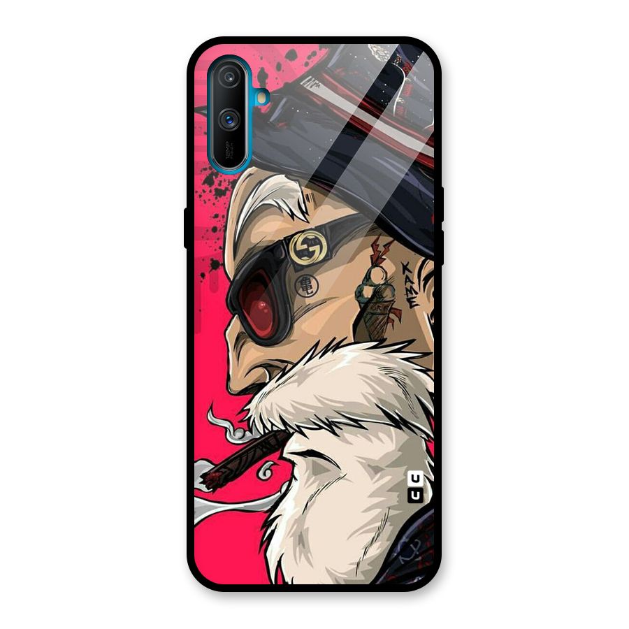 Old Man Swag Glass Back Case for Realme C3