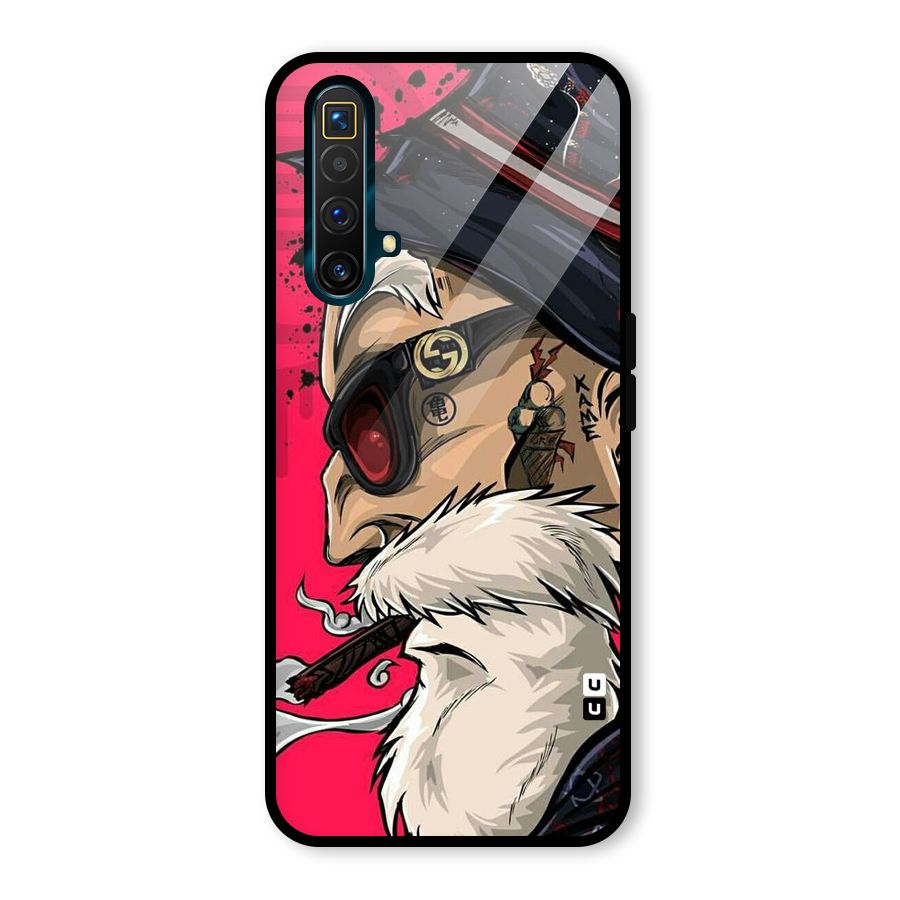 Old Man Swag Glass Back Case for Realme X3