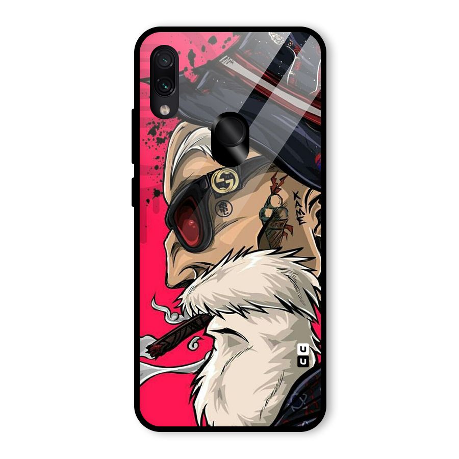 Old Man Swag Glass Back Case for Redmi Note 7