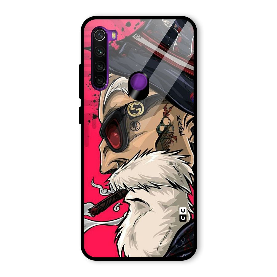 Old Man Swag Glass Back Case for Redmi Note 8