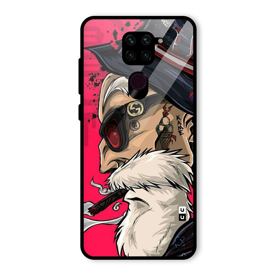 Old Man Swag Glass Back Case for Redmi Note 9