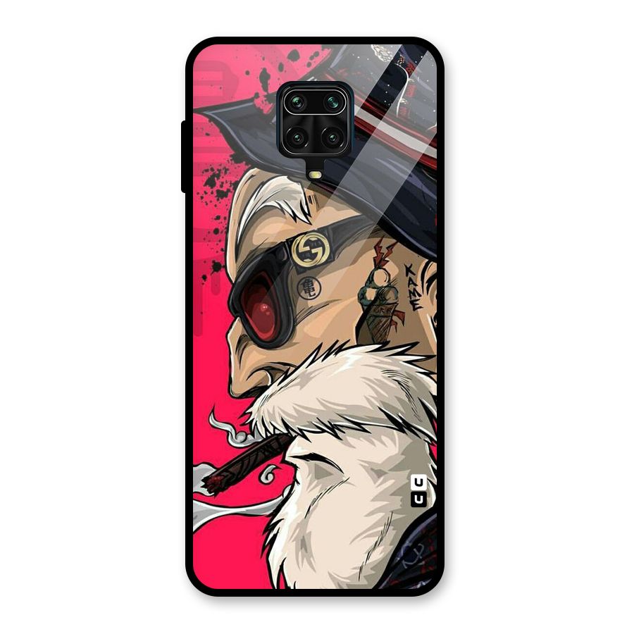 Old Man Swag Glass Back Case for Redmi Note 9 Pro Max