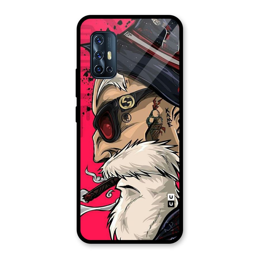 Old Man Swag Glass Back Case for Vivo V17