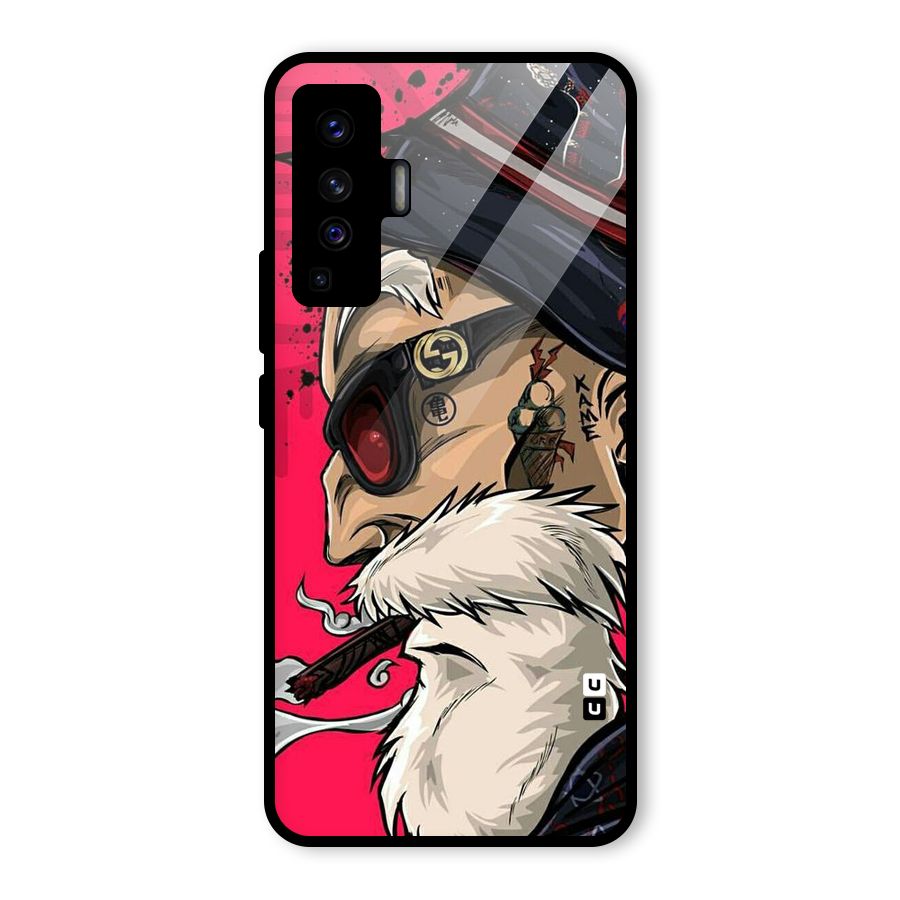 Old Man Swag Glass Back Case for Vivo X50