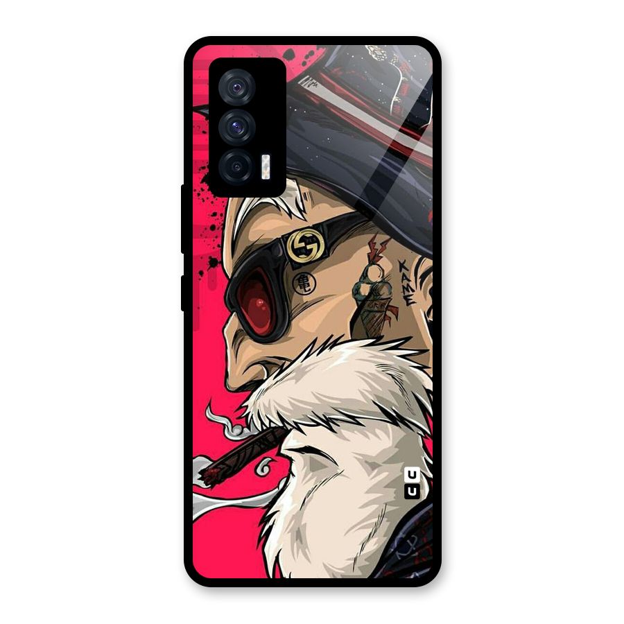 Old Man Swag Glass Back Case for Vivo iQOO 7 5G
