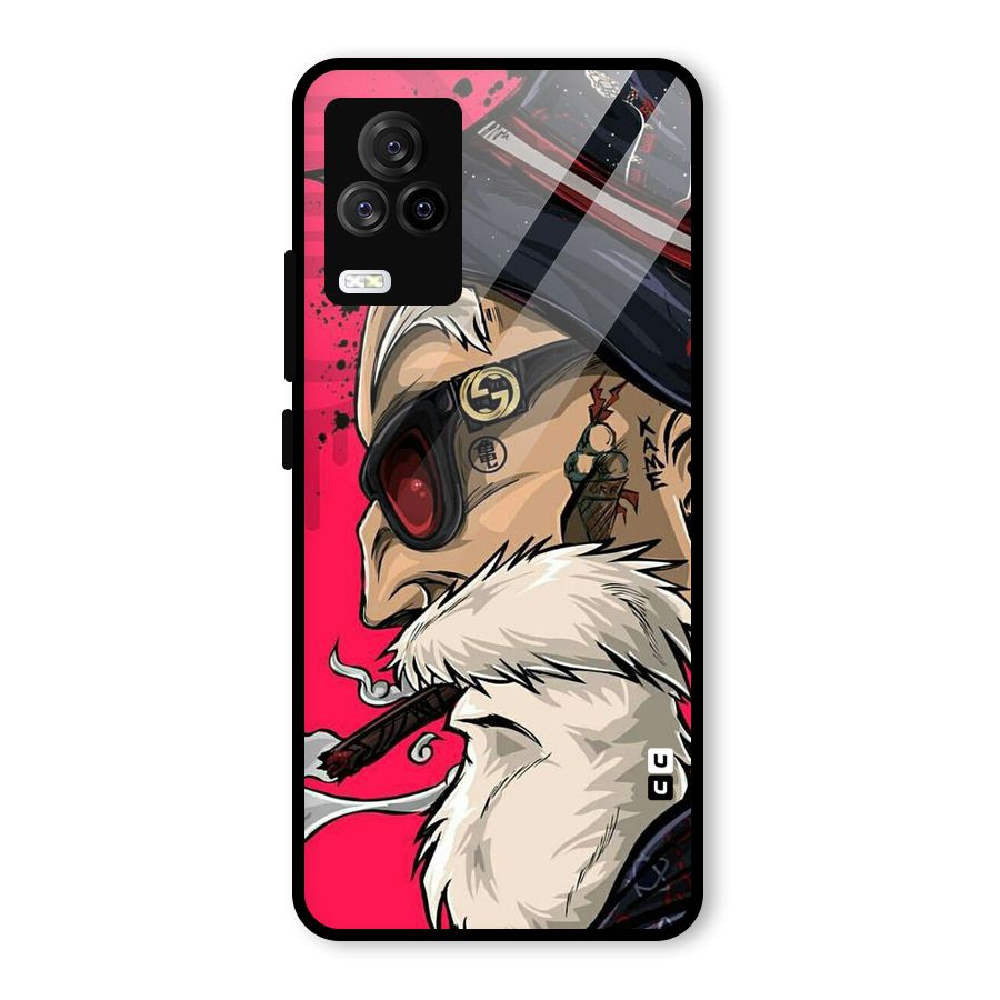 Old Man Swag Glass Back Case for Vivo iQOO 7 Legend 5G
