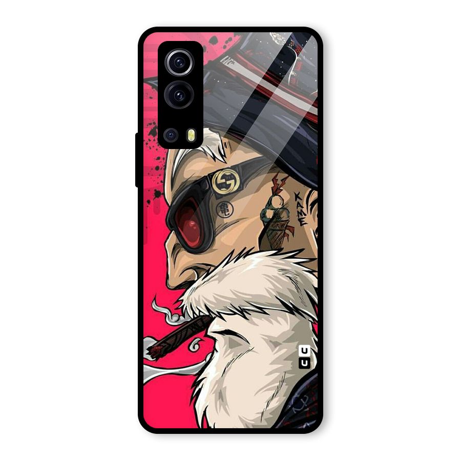 Old Man Swag Glass Back Case for Vivo iQOO Z3