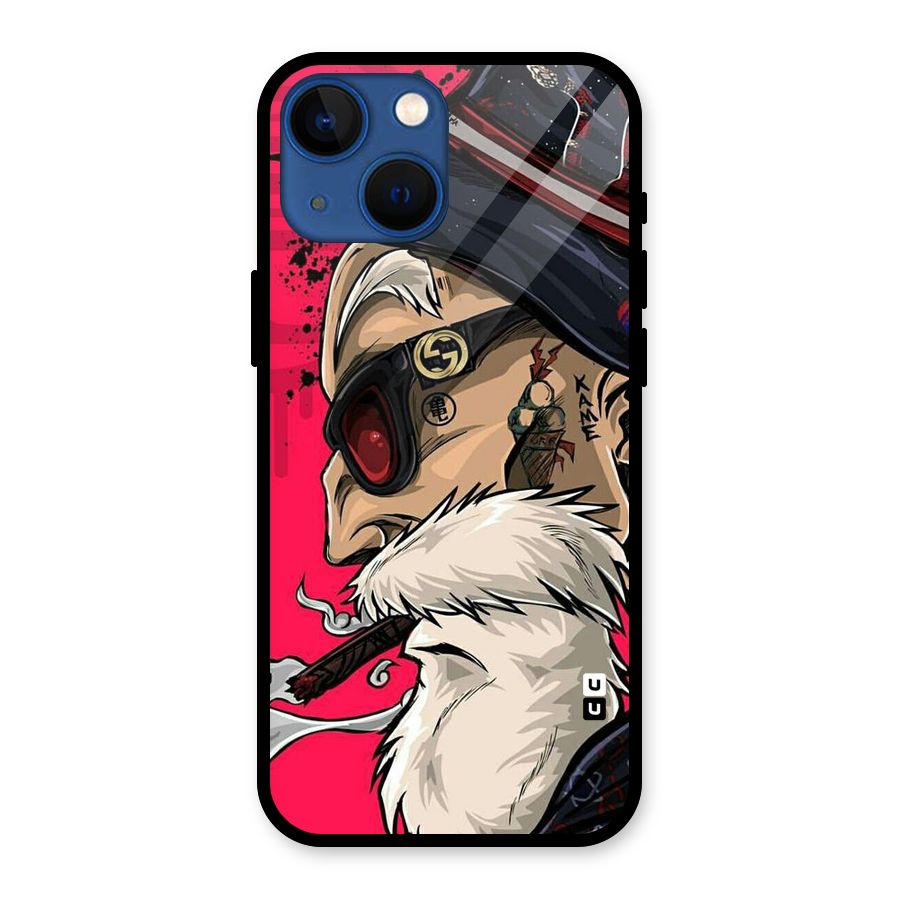 Old Man Swag Glass Back Case for iPhone 13 Mini
