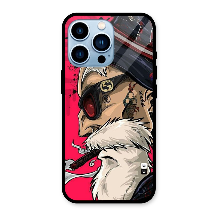 Old Man Swag Glass Back Case for iPhone 13 Pro