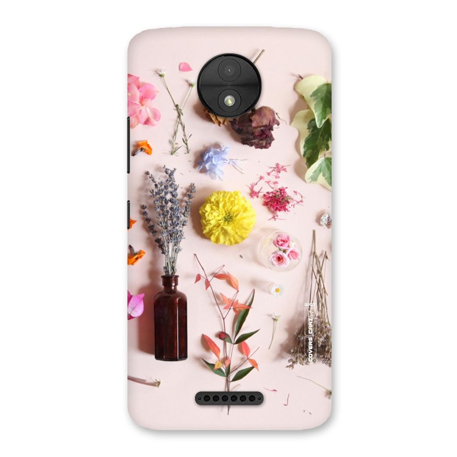 Old Petals Back Case for Moto C