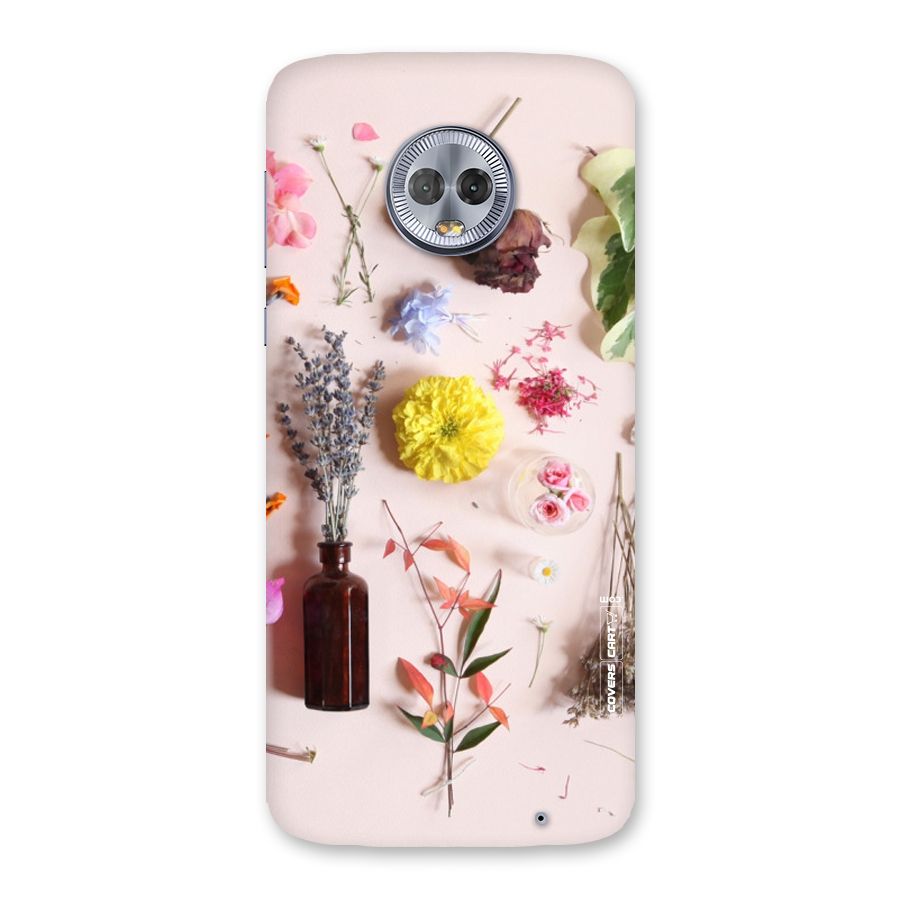 Old Petals Back Case for Moto G6 Plus