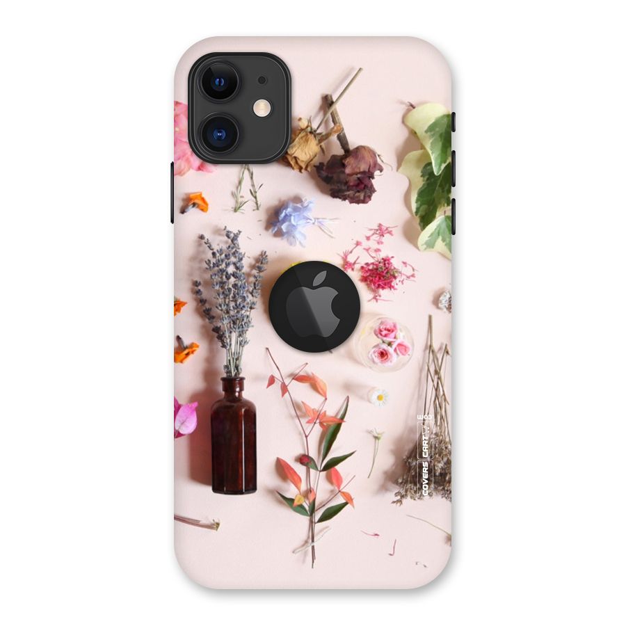 Old Petals Back Case for iPhone 11 Logo Cut