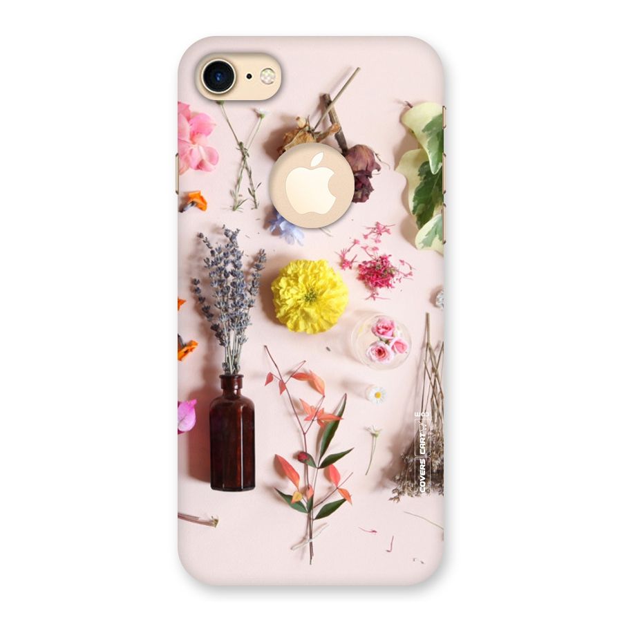 Old Petals Back Case for iPhone 7 Logo Cut
