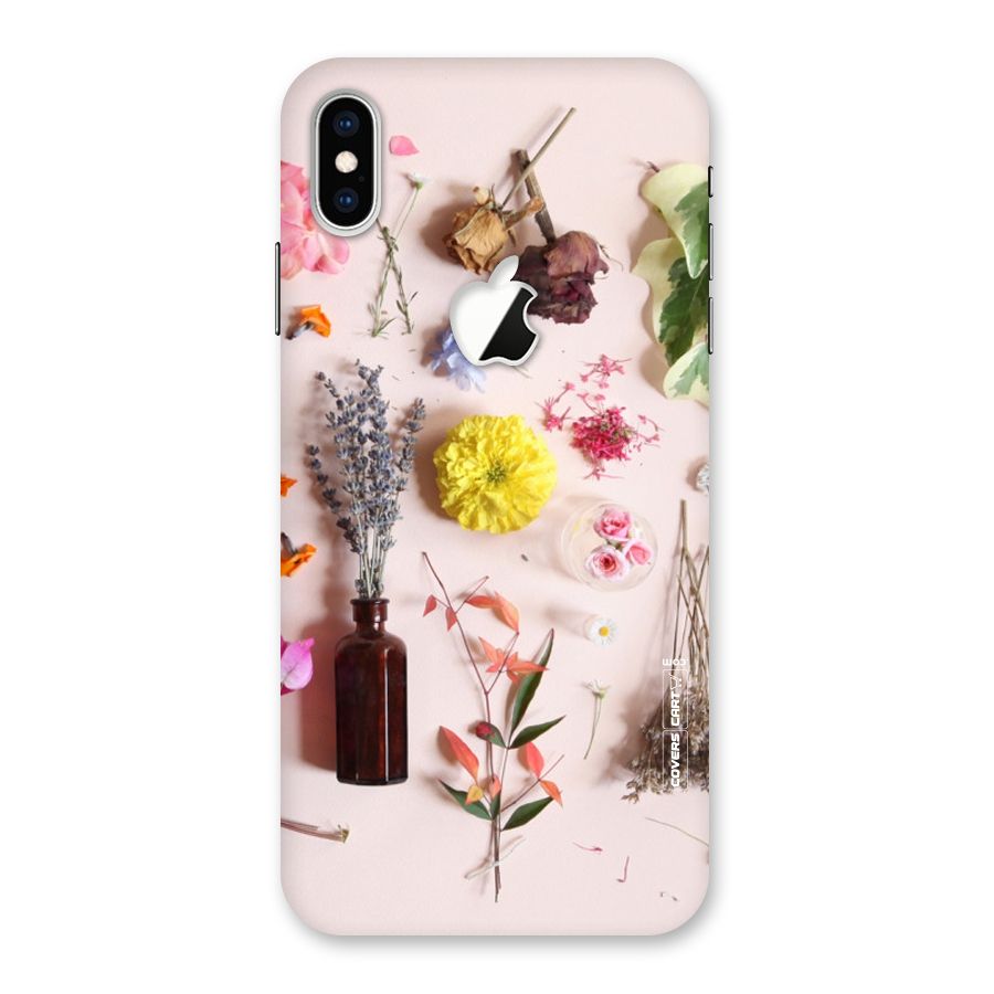 Old Petals Back Case for iPhone XS Max Apple Cut