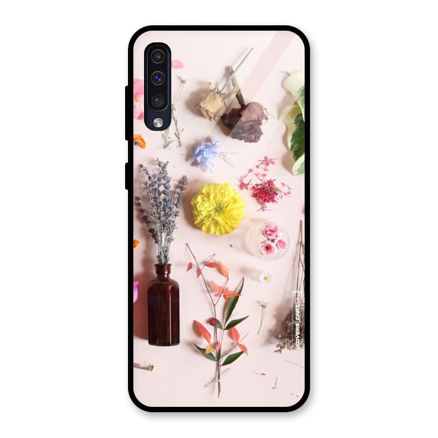 Old Petals Glass Back Case for Galaxy A50