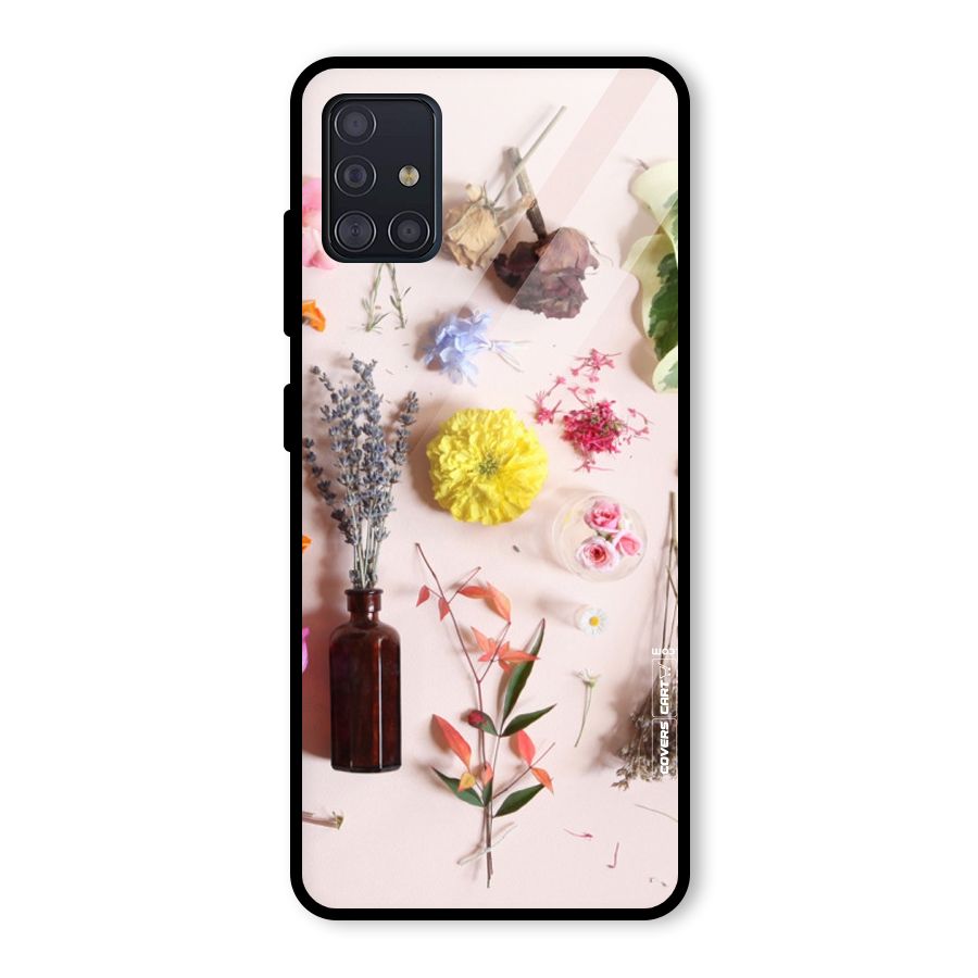 Old Petals Glass Back Case for Galaxy A51
