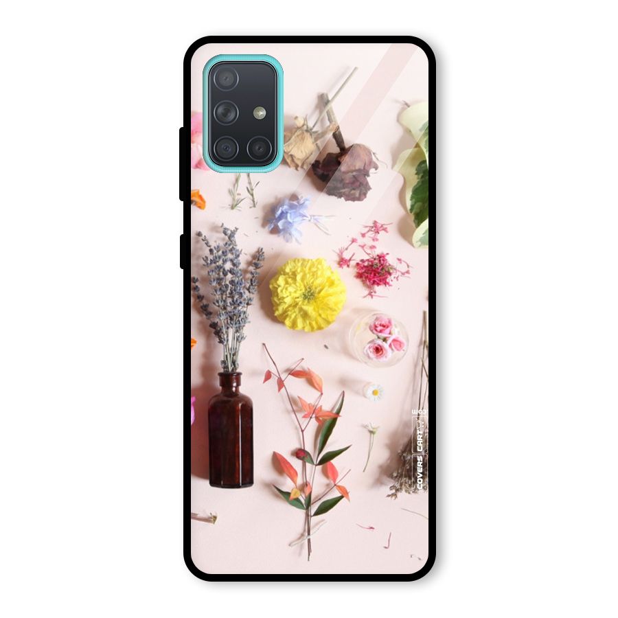 Old Petals Glass Back Case for Galaxy A71
