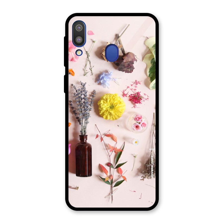Old Petals Glass Back Case for Galaxy M20